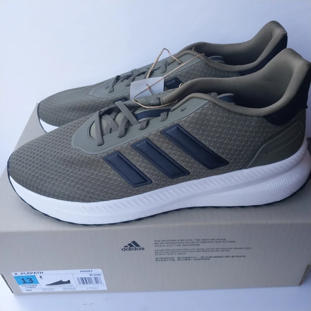 Adidas‎ Men's X_PLR Path Sneakers Shoes Olive Green And Black